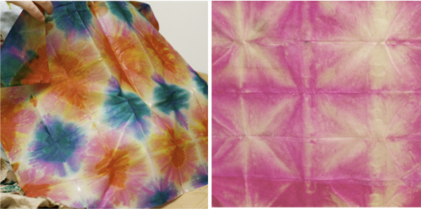 tie dyed tissue