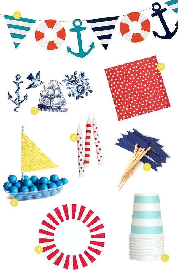 Nautical Party Supplies