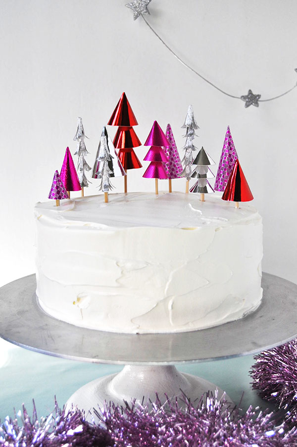 Christmas Forest Cake Topper | Oh Happy Day!