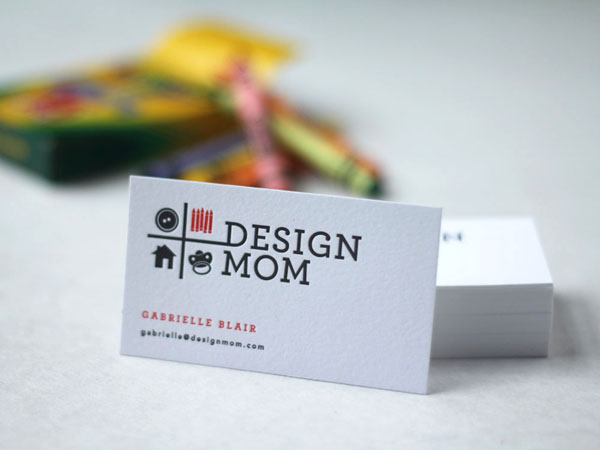 Letterpress Cards for Design Mom and Maggie