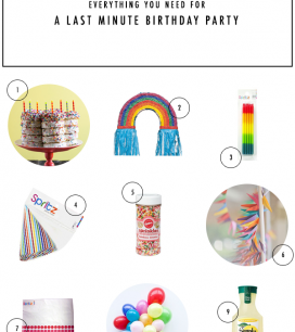 Last Minute Birthday Party | Oh Happy Day!