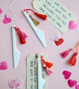 Valentine's Knife + Tassel DIY | Oh Happy Day!