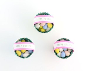 Paper Cup Easter Basket DIY