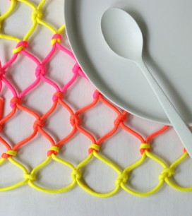 Neon Cord Party: Placemat | Oh Happy Day!
