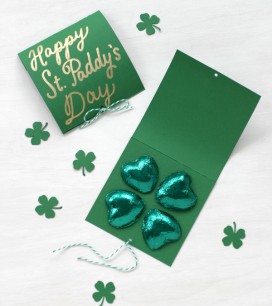 Chocolate Shamrock Cards | Oh Happy Day!