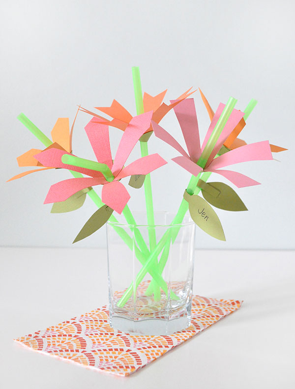 Diy Flower Straws